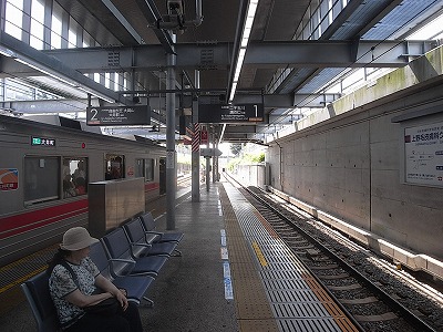 上野毛駅駅構内３